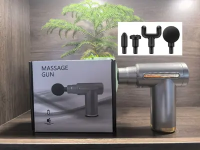 Erkekler ve kadınlar için mini fasya tabancası, çok fonksiyonlu masaj servikal omurga, bel ve sırt masaj tabancası, fitness ekipmanları, ev masaj tabancası - 9