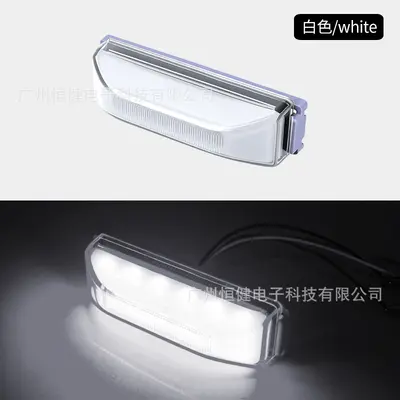 LED Truck Side Marker Light, Flashing Warning Lamp, Wide Voltage 12V/24V - 11