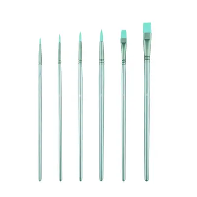 Nylon Pinselset mehrere Größen Kunstmalerei - 10