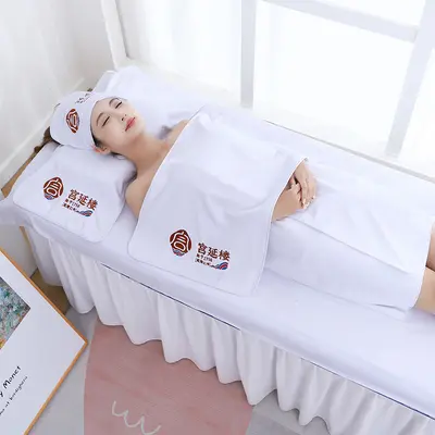 美容院皮肤管理专用包头毛巾不掉毛浴巾套装定制logo非棉工厂批发