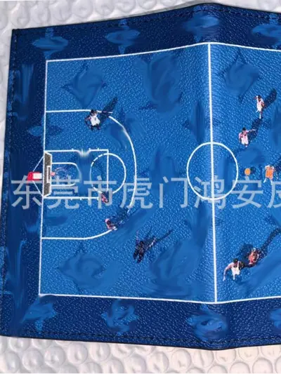 Pasaport cüzdanı, taze desen, kart ve kimlik bölümü - 2