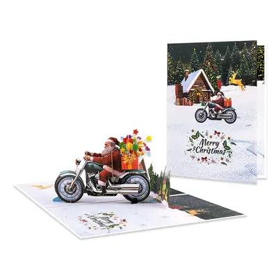 2026 Christmas 3D Pop-Up Greeting Card, Handmade - 13