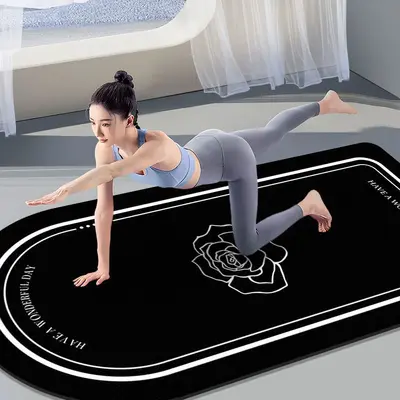Rutschfeste Yogamatte, schalldämmend, stoßdämpfend, pflegeleicht - 7