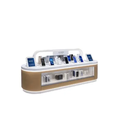 Floor-Standing 3C Digital Phone Display Showcase, Customizable