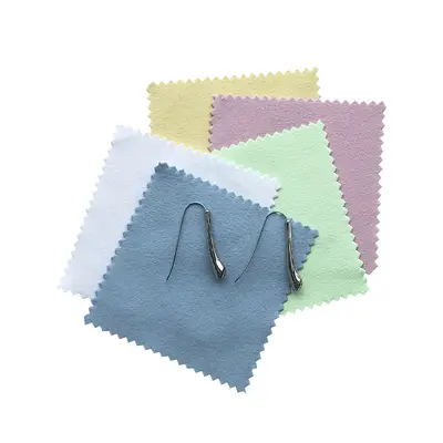 100-Piece Silver Polishing Cloth 8x8, Jewelry Cleaning