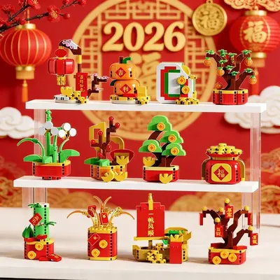Cartoon Character Micro Building Blocks - 10