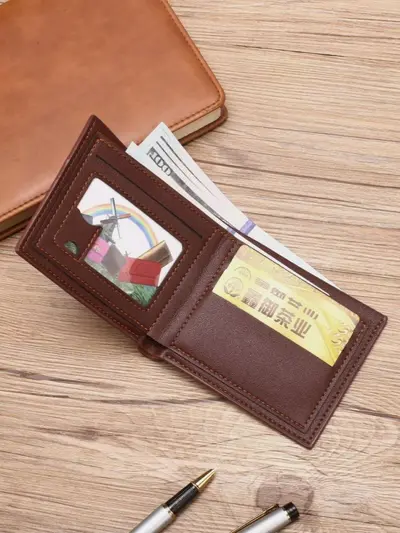 Men's Retro Handmade Wallet with Multiple Card Slots - 4