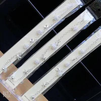 Yüksek taklit elektrolizle kaplanmış 925 ayar gümüş takılar, boyalı gümüş çiçek bilezikler, olmazsa olmaz hediyeler, konferans hediyeleri, toptan gümüş bilezikler - 8