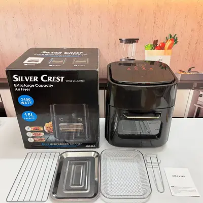 8L Hava Fritözü Çok Fonksiyonlu Akıllı Dokunmatik Ekranlı Fırın Büyük Kapasiteli Hava Fritözü Elektrikli Fritöz Patates Kızartma Makinesi - 13