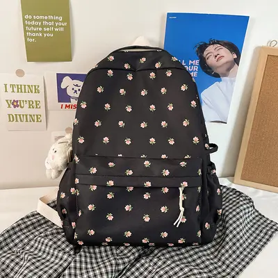 Women's Japanese-Style Backpack for Middle and High School Students, Simple Summer Design - 3