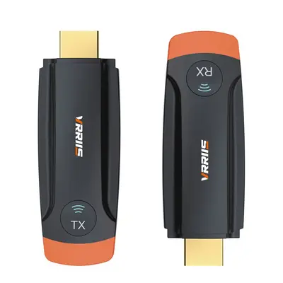 HDMI Kablosuz Aktarıcı Yüksek Çözünürlüklü Ses Video Aktarıcı 60 Metre Kablosuz Aynı Ekran Proyeksiyonu Cihazı Çoklu Bire Bir Desteğiyle