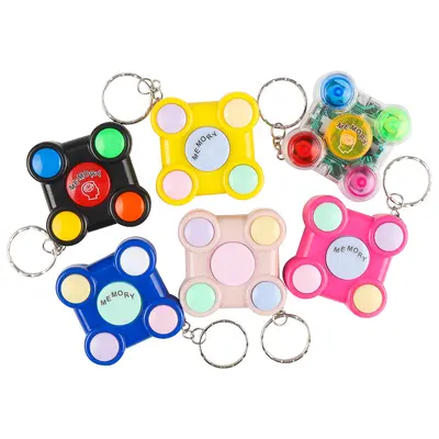 Memory Cube Game Keychain with Lights and Sound, Hand-Eye Training - 13