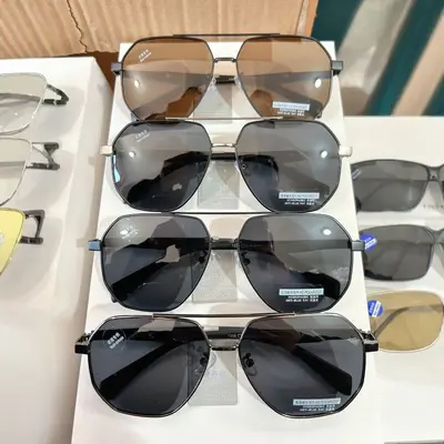 Polarisierte Herrensonnenbrillen mit Myopielinsen, Fahrsonnenbrillen, Outdoor-Angelbrille, neue Sonnenbrillen zum Großhandelspreis mit anpassbaren Optionen