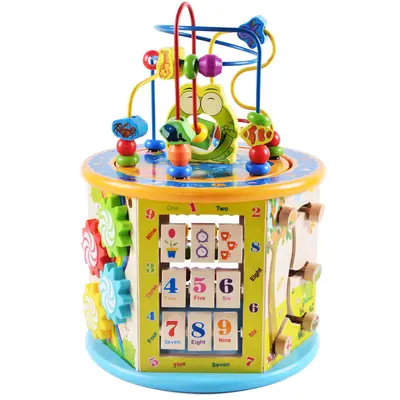 Multifunctional Bead Maze Early Education Toy, Ages 1-2