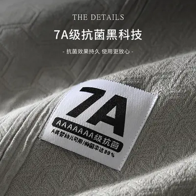 7A Antibacterial Gauze Pillow Towel, Absorbent, Snap-Button Fixable - 5