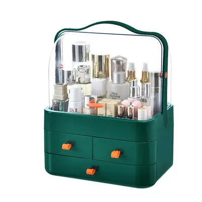 Multi-layer cosmetic storage box, dust-proof, portable - 6