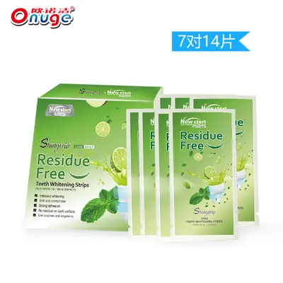 Ounuojie 9D Whitening Teeth Strips, No Residue - 9
