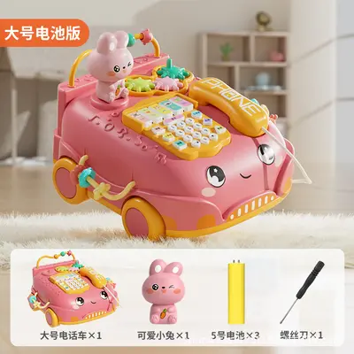 可爱益智早教批发玩具儿童科教宝宝趣味电话机故事机多功能推车 - 11