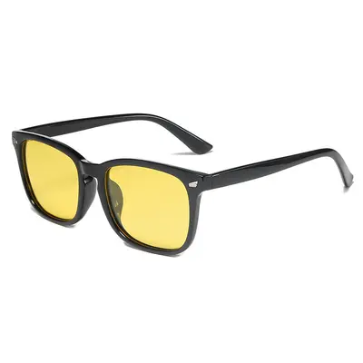 Night Vision Glasses Square Frame Polarized Sunglasses - 7
