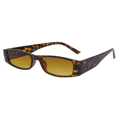 Retro Small Square Frame Sunglasses with UV Protection - 8