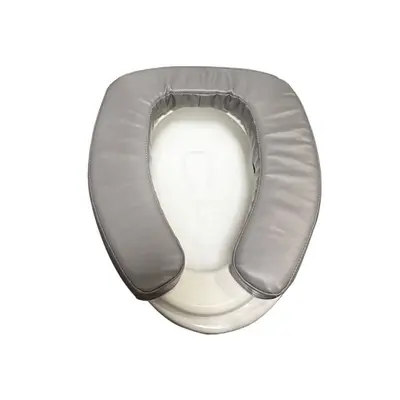 Waterproof Velcro Toilet Seat Cover, Soft Raised Thickened Cushion