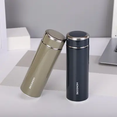 Yeni 304 paslanmaz çelik termos bardak, erkek moda hediyesi, iş su bardağı, üst düzey reklam bardağı, özelleştirilebilir logo