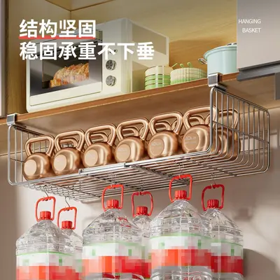 Stainless Steel Cabinet Rack with Paper Towel Holder - 4