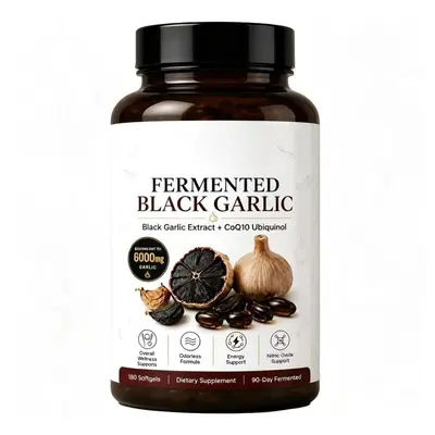 Odorless fermented black garlic soft capsules - 5