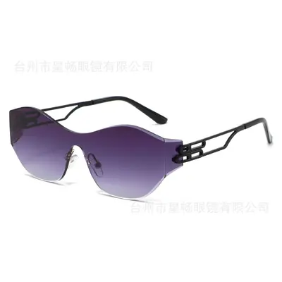 2025 rahmenlose einteilige Sonnenbrille für Herren und Damen - 8