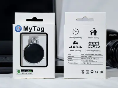 Duales System Positioning Anti-Verlust-Gerät App-Download Mini-Bluetooth-Artikel-Schlüssel Klingel Suchhilfe Anhänger tragbar - 8