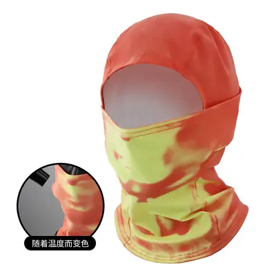 Temperature-Sensitive Color-Changing Cycling Face Mask and Headscarf - 8