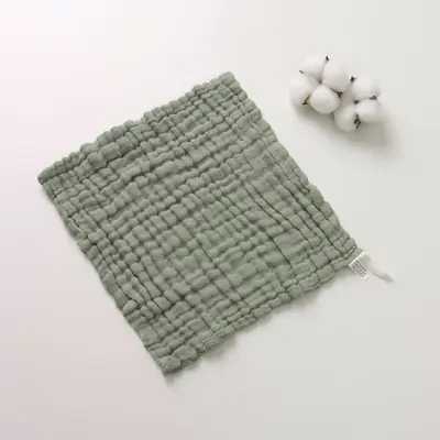 Six-Layer Gauze Square Towel 30x30 cm for Newborn Babies - 7