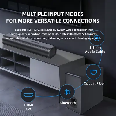 Soundbar Speaker 5.1 Channel Home Theater Speaker Subwoofer Home Living Room TV Sound System Set