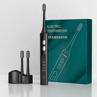 Wireless Charging Adult Electric Toothbrush with Soft Bristles, Waterproof - 7