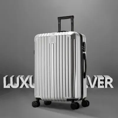 24-inch Drop-Resistant Hard Shell Suitcase with Silent Wheels - 8
