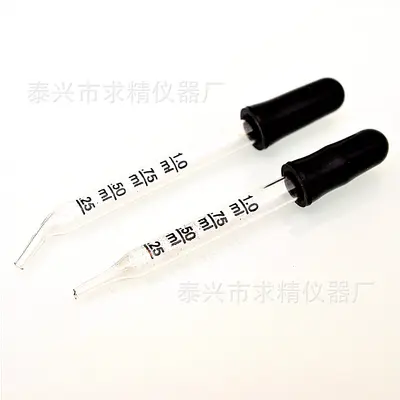 Glas-Tropfpipette 1 ml, Schrägspitze für Ölflasche, Einweg