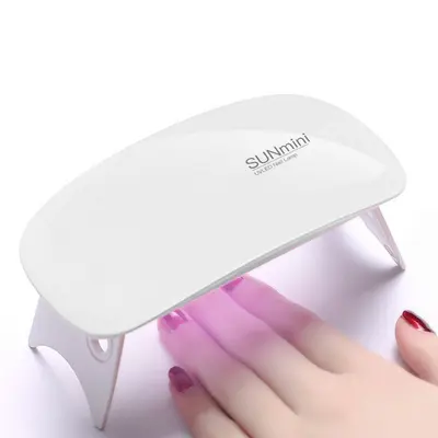 Fototerapi makinesi tırnak kurutma lambası çabuk kuruyan makine LED küçük alet mini taşınabilir fare manikür lambası. - 9