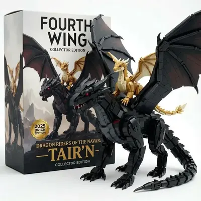 Dragons & Dungeons D&D Temalı Ejderha Tipi Yapı Taşları Montajlı Yapı Taşları Oyuncak Model Fabrika Toptan Satışı 3D Montaj