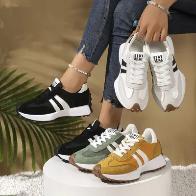 Women's Plus Size Chunky Dad Shoes, Thick Sole, Spring/Summer 2025 - 1