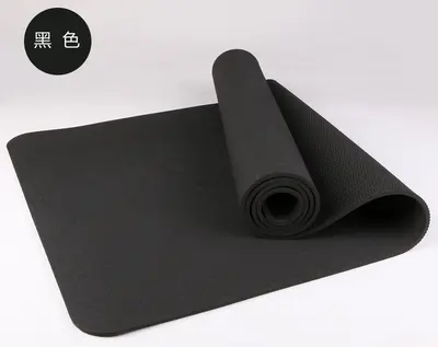 TPE yoga matı, çift taraflı kaymaz, kalın ve geniş fitness matı - 7