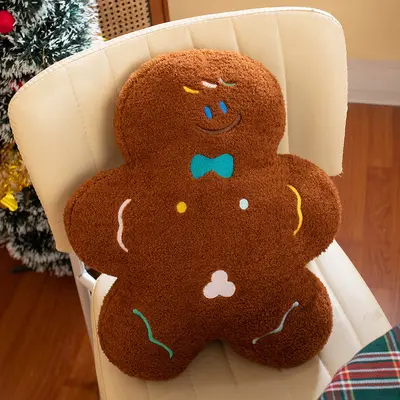 Gingerbread Man Christmas Decorative Sofa Cushion