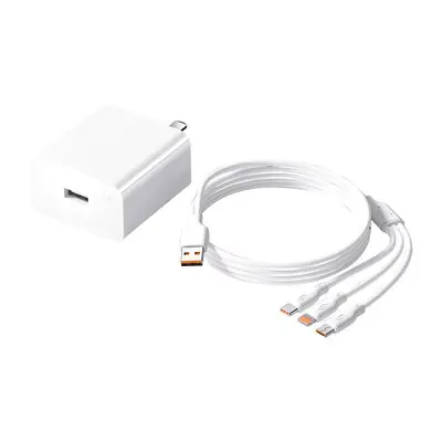 Schnellladegerät 120W, 3-in-1 Kabel, 6A, Auto-Set