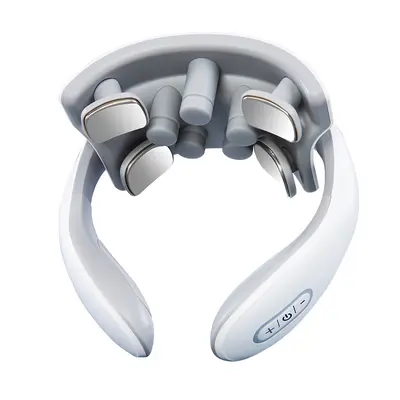 Smart Neck Massager with Micro-Current Pulses, Portable