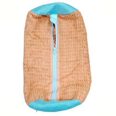 Shoe washing bag new thickened reusable washing machine special shoe washing bag chenille mesh cleaning bag - 11