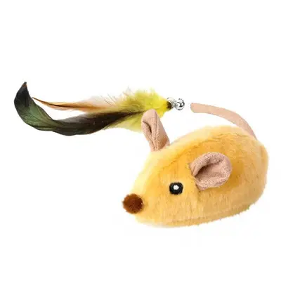 Remote Control Electric Plush Mouse Cat Toy, Realistic Design - 7