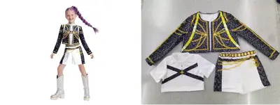 Girls' Demon Hunter Costume Set, 3D Printed - 7