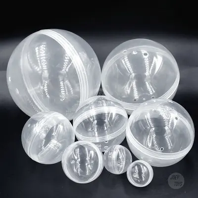 Transparent Gacha Capsule Shell for Capsule Toy Machines