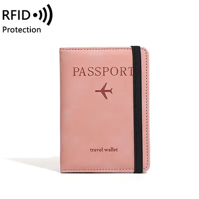 PU deri RFID pasaport çantası, çok fonksiyonlu - 12