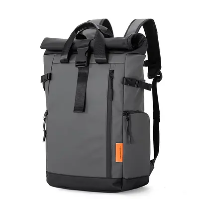 Roll-Edge Backpack, Large Capacity Laptop Backpack for School and Travel - 7