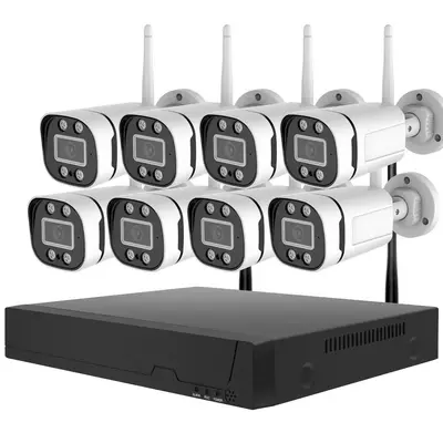 Kablosuz WiFi gözetleme seti, tam renkli HD, gece görüşü, iki yönlü ses - 4